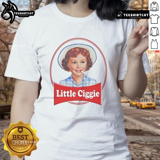 Nice Little Debbie Ciggie Ladies Tee featuring a stylish graphic design perfect for casual wear and smoking enthusiasts.