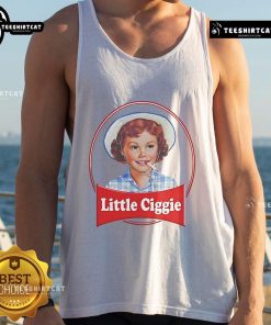 Nice Little Debbie Ciggie Tank Top featuring a bold graphic design, perfect for casual summer outfits and vintage style lovers.