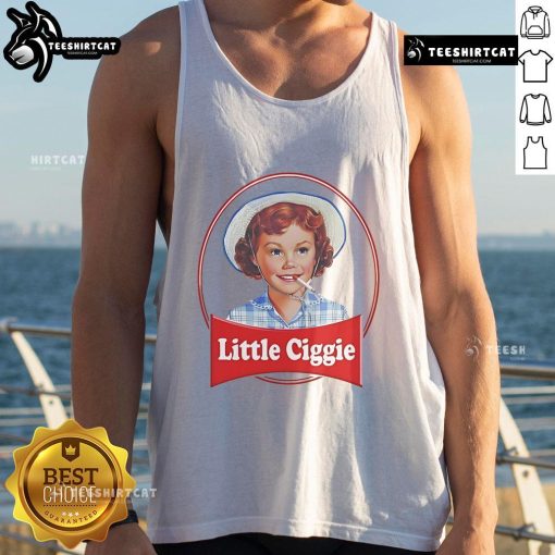 Nice Little Debbie Ciggie Tank Top featuring a bold graphic design, perfect for casual summer outfits and vintage style lovers.