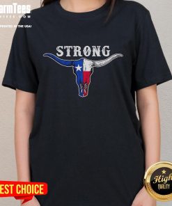 Alt Text: Nice Men's Texas Strong Short Ladies Tee featuring bold graphic design, perfect for casual wear and Texas pride.