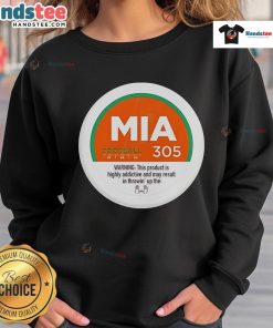 Nice MIA Football 305 GMS Sweatshirt in vibrant colors, perfect for fans and casual wear.