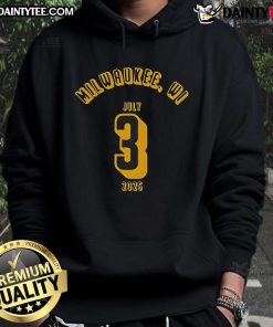 Alt Text: Stylish 2025 Nice Milwaukee BMO Harris Pavilion hoodie featuring vibrant design and comfortable fit.