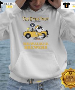 Nice Milwaukee Brewers The Eras Tour Snoopy Hoodie featuring colorful graphics and a cozy design for fans.