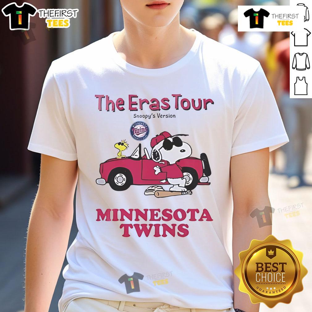 Nice Minnesota Twins The Eras Tour Snoopy T Shirt Nice Minnesota Twins The Eras Tour Snoopy T-Shirt featuring vibrant graphics and a playful design for baseball fans.