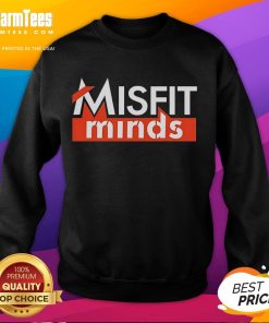 Cozy Nice Misfit Minds sweatshirt in soft fabric, perfect for casual wear and expressing individuality.