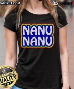 Nice Nanu Nanu Ladies Tee featuring a fun graphic design, perfect for casual wear and fan merchandise.