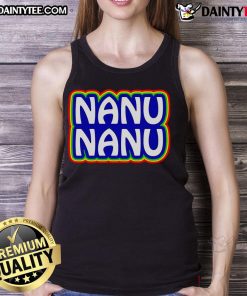 Stylish Nice Nanu Nanu tank top featuring a vibrant design, perfect for casual wear and summer outfits.