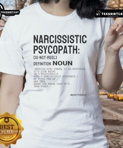 Nice Narcissistic Psychopath Bassem Youssef Ladies Tee featuring a stylish design and vibrant colors for casual wear.