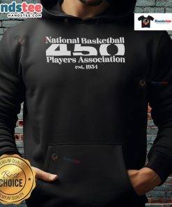 Alt Text: Nice National Basketball Players Association hoodie established in 1954, showcasing a stylish and sporty design.