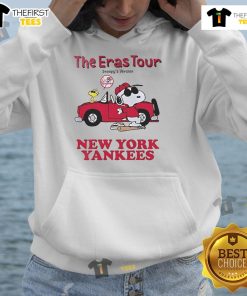 Nice New York Yankees The Eras Tour Snoopy hoodie featuring a stylish design for baseball fans and fashion lovers.