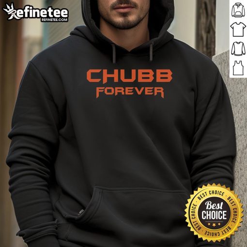 Nick Chubb Forever Cleveland Browns hoodie featuring team colors and logo, perfect for fans and game day wear.