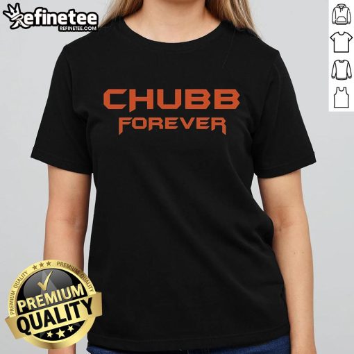 Nice Nick Chubb Forever Cleveland Browns ladies tee featuring a stylish design for passionate fans of the team.