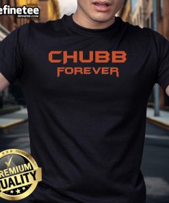 Alt Text: Nice Nick Chubb Forever Cleveland Browns T-Shirt featuring bold graphics and team colors for dedicated fans.