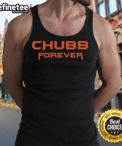 Alt Text: Nice Nick Chubb Forever Cleveland Browns tank top featuring team colors and logo, perfect for fans.