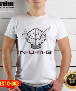 Nice Numb Brain Lap Dance T-Shirt featuring a fun graphic design, perfect for casual wear and expressing a unique style.