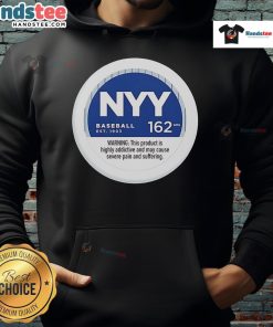 Nice NYY Baseball 162 GMS Hoodie in navy blue, featuring the New York Yankees logo and stylish design.
