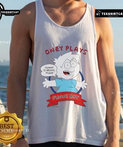 Nice Oney Plays Funni Boy tank top featuring vibrant graphics and a comfortable fit for casual wear.