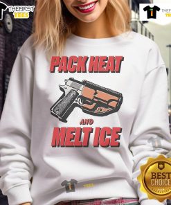 Nice Pack Heat and Melt Ice Sweatshirt featuring a cozy design perfect for winter wear and outdoor activities.