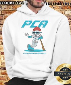 Alt Text: Cartoon hoodie featuring Nice Pete Crow-Armstrong, Chicago Cubs baseball player, perfect for mid-summer outings.