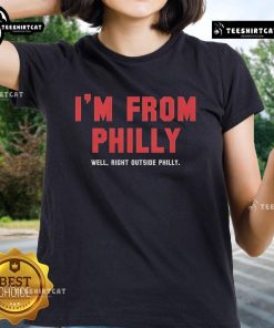 Nice Philadelphia Phillies baseball tee for ladies, showcasing pride for Philly and its baseball culture.