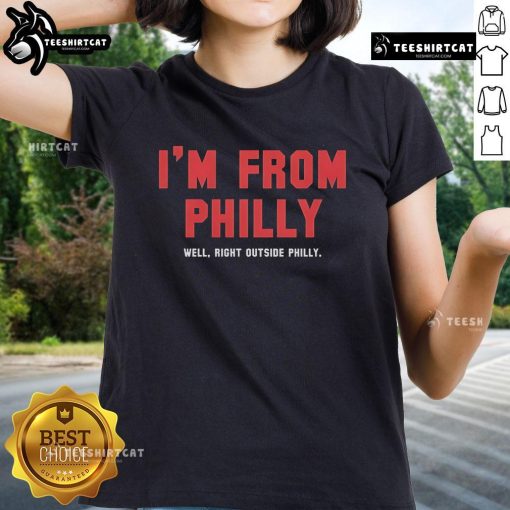 Nice Philadelphia Phillies baseball tee for ladies, showcasing pride for Philly and its baseball culture.