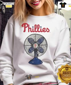 Cozy Nice Philadelphia Phillies fan sweatshirt featuring team colors and logo, perfect for game day wear.
