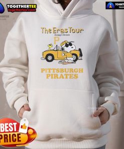 Pittsburgh Pirates Eras Tour Snoopy Hoodie featuring colorful graphics and a cozy design for fans of all ages.