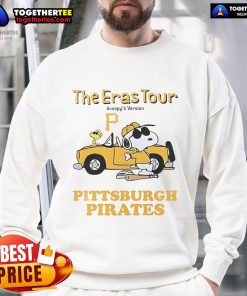Nice Pittsburgh Pirates The Eras Tour Snoopy Sweatshirt featuring vibrant graphics and cozy design for fans.