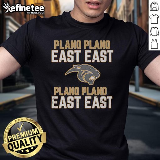 Nice Plano East Panthers Repeat T-Shirt featuring bold team logo and vibrant colors for passionate fans.