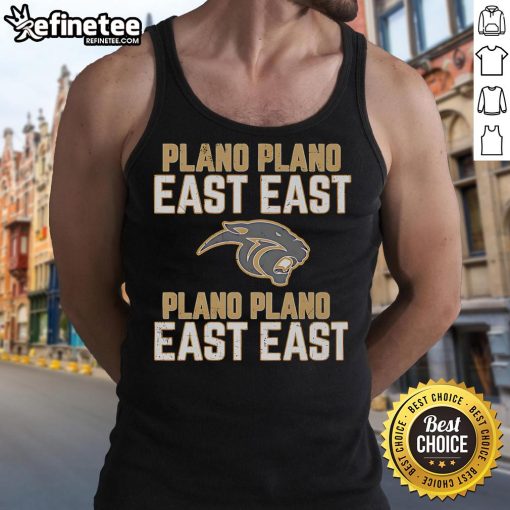 Nice Plano East Panthers Repeat Tank Top featuring vibrant team colors and logo, perfect for sports fans and summer wear.