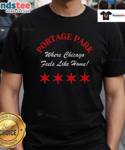 Nice Portage Park Where Chicago Feels Like Home T-Shirt featuring vibrant design and local pride for Chicago lovers.