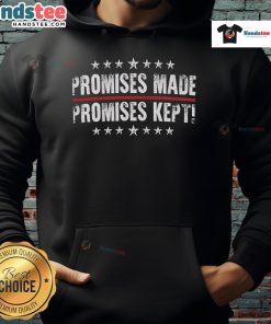 Cozy Nice Promises Made Promises Kept Hoodie in soft fabric, perfect for casual wear and showcasing your commitment.