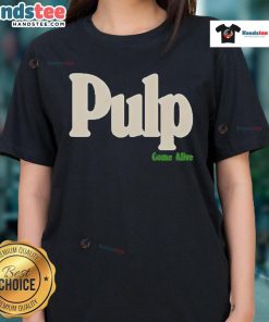 Nice Pulp Logo 2025 Ladies Tee featuring a stylish design for women, perfect for casual wear and trendy outfits.