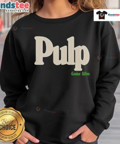 Nice Pulp Logo 2025 sweatshirt featuring a vibrant graphic design and comfortable fit for casual wear.