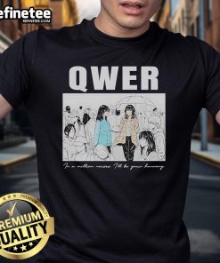 Nice Qwer In A Million Miss I'll Be Your Harmony T-Shirt design featuring colorful graphics and trendy style for casual wear.