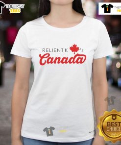 Nice Relient K Canada Ladies Tee showcasing a stylish design perfect for fans of the band and Canadian pride.