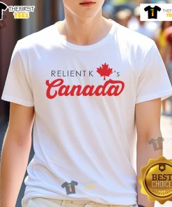 Nice Relient K A'S Canada T-Shirt featuring vibrant colors and stylish design, perfect for fans of the band.