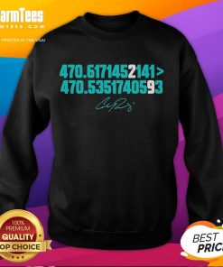 Cal Raleigh Seattle Mariners signature sweatshirt featuring vibrant team colors and stylish design.