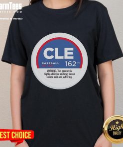 Nice Severe Pain and Suffering Cleveland Baseball Ladies Tee featuring a stylish design for fans and comfort.