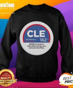 Cleveland baseball sweatshirt featuring 'Nice Severe Pain and Suffering' design, perfect for fans and comfort.