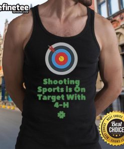 Nice Shooting Sports: On Target with a stylish 4-H tank top, perfect for athletes and fans alike.