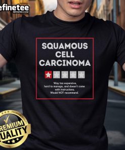Stylish Nice Squamous Cell Carcinoma T-Shirt featuring a unique design to raise awareness for skin cancer.