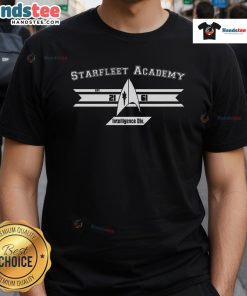 Nice Star Fleet Academy Intelligence Division T-Shirt featuring a sleek design and vibrant colors for fans of sci-fi apparel.