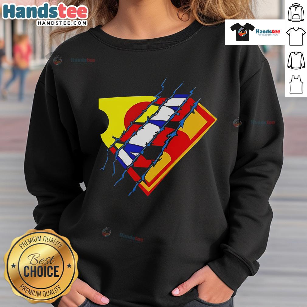 Nice Superman Premiere Logo Sweatshirt Nice Superman Premiere logo sweatshirt featuring bold graphics, perfect for fans and stylish casual wear.