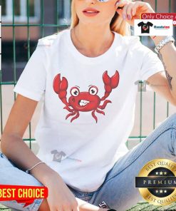 Nice Superstore Jerry Crabby Ladies Tee featuring a fun crab graphic on a stylish women's t-shirt, perfect for casual wear.