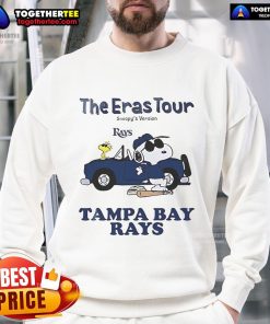 Cozy Nice Tampa Bay Rays The Eras Tour Snoopy sweatshirt featuring vibrant designs and team logo.