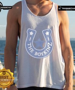 Nice The Boykinz Fell In Love With A Cowboy Horseshoe Tank Top featuring a stylish design and vibrant colors.