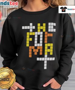 Stylish Nice The Format Blocks Sweatshirt featuring vibrant colors and a modern design, perfect for casual wear.
