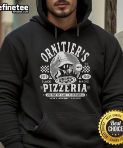Stylish Nice The Ornitier Pizzeria grunge hoodie featuring a unique design, perfect for casual wear and pizza lovers.