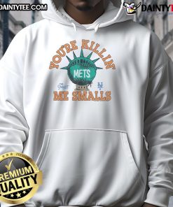 Nice The Sandlot X New York Mets Hoodie featuring iconic movie graphics and team colors, perfect for fans and fashion.